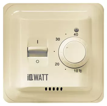 Терморегулятор IQ Watt Thermostat M кремовый