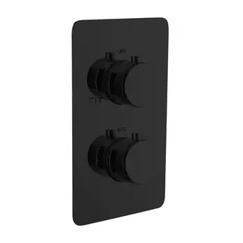 Термостат Boheme Cell 134-2-B встраиваемый, на 2 потребителя, черный