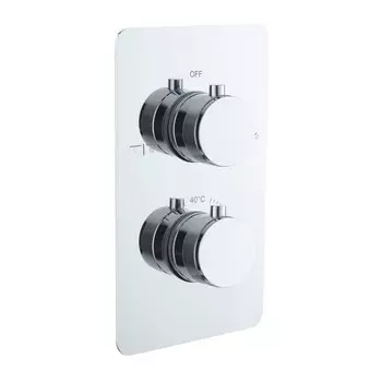 Термостат Boheme Cell 134-2-CR встраиваемый, на 2 потребителя, хром
