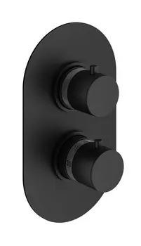 Термостат для душа Plumberia Selection IXO XOT5040NO черный матовый