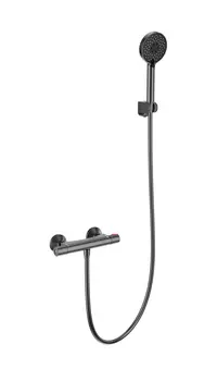 Термостат для душа Wonzon & Woghand WW-B2005-A-BGG темный графит