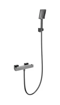 Термостат для душа Wonzon & Woghand WW-B2026-A-BGG темный графит