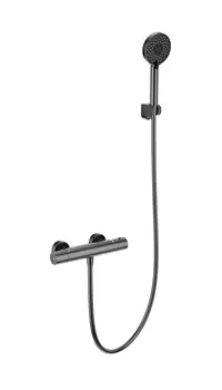 Термостат для душа Wonzon & Woghand WW-B2029-A-BGG темный графит