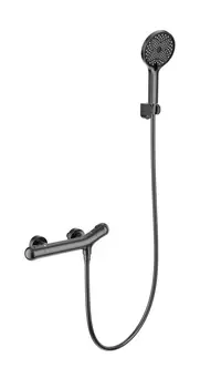 Термостат для душа Wonzon & Woghand WW-B2057-A-BGG темный графит