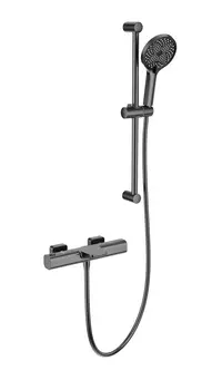 Термостат для ванны с душем Wonzon & Woghand WW-C2017-A-BGG темный графит