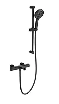 Термостат для ванны с душем Wonzon & Woghand WW-C2018-A-MB черный