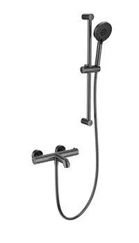 Термостат для ванны с душем Wonzon & Woghand WW-C2006-A-BGG темный графит