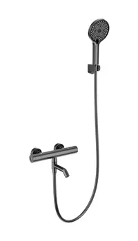 Термостат для ванны с душем Wonzon & Woghand WW-B3013-A1-BGG темный графит