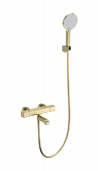 Термостат для ванны с душем Wonzon & Woghand WW-B2016-A1-BG золото