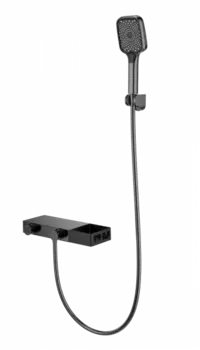 Термостат для ванны с душем Wonzon & Woghand WW-B2551-A-BGG темный графит