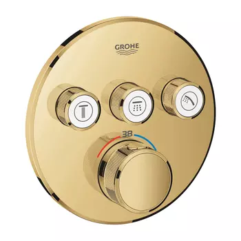Термостат Grohe Grohtherm SmartControl 29121GL0 на 3 выхода холодный рассвет глянцевый