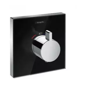 Термостат Hansgrohe ShowerSelect Highflow 15734600 для душа хром, чёрный
