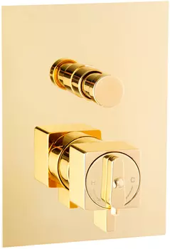 Термостат Migliore Kvant Gold 25406 С ВНУТРЕННЕЙ ЧАСТЬЮ, для ванны с душем