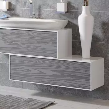 Тумба Aqwella 5 stars Genesis 100 миллениум серый