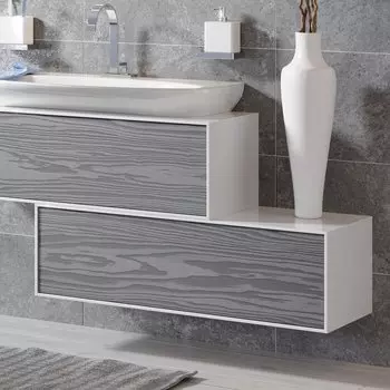 Тумба Aqwella 5 stars Genesis 120 миллениум серый