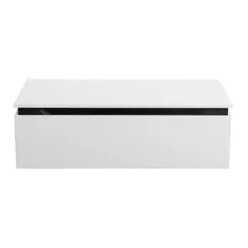 Тумба Cezares Slider 100 универсальная, 1 ящик, Bianco Opaco