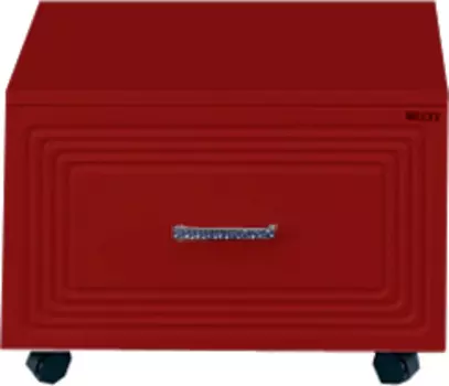 Тумба Misty Европа 50 подкатная красная эмаль