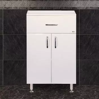 Тумба Misty Люси 50 с бельевой корзиной