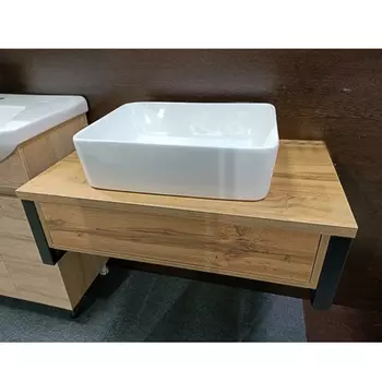 Тумба с раковиной 1Marka GRUNGE LOFT 70П 1в.я Дуб Вотан (1MarKa Elli 45)