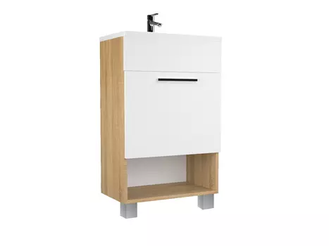 Тумба с раковиной 1Marka July 50Н 1д. Дуб Сонома