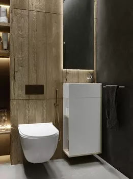 Тумба с раковиной 1MarKa Laura 40П 1д. Дуб Сонома R