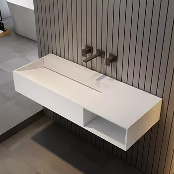 Тумба с раковиной Abber Stein 120 R подвесная