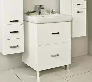 Тумба с раковиной Акватон Америна Н 70 белая