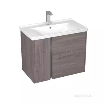 Тумба с раковиной Акватон Стоун 80 грецкий орех