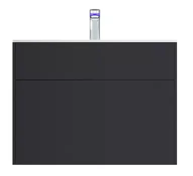 Тумба с раковиной Am.Pm Inspire V2.0 80 подвесная, 3 ящика, графит матовый