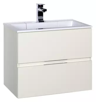 Тумба с раковиной Aquanet Алвита 70 крем