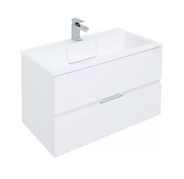 Тумба с раковиной Aquanet Алвита 90 белая