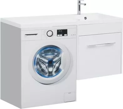 Тумба с раковиной Aquanet Августа 120 R белый