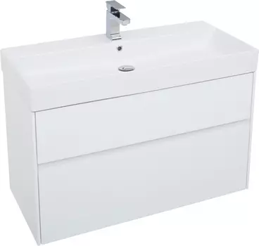 Тумба с раковиной Aquanet Бруклин 100