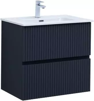 Тумба с раковиной Aquanet Джейн 70 подвесной, маренго