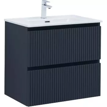 Тумба с раковиной Aquanet Джейн (Flat) 70 подвесная, маренго
