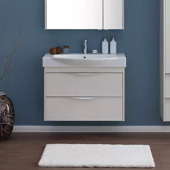 Тумба с раковиной Aquanet Франка 85 слоновая кость