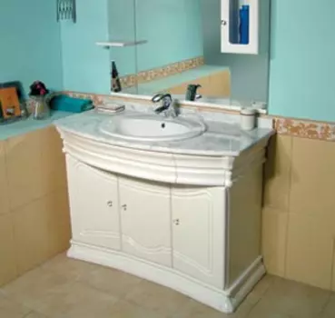 Тумба с раковиной Aquanet Греция new 110