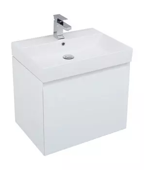 Тумба с раковиной Aquanet Йорк 70 белый