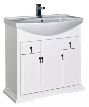 Тумба с раковиной Aquanet Лагуна 85