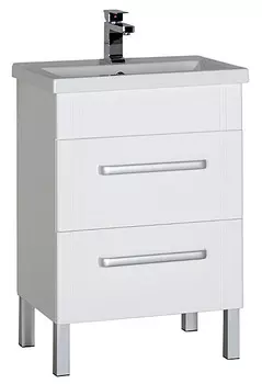 Тумба с раковиной Aquanet Лукка 60 белая
