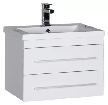 Тумба с раковиной Aquanet Нота 58 белая