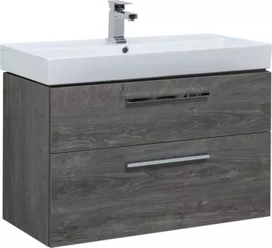 Тумба с раковиной Aquanet Nova 90 дуб рошелье