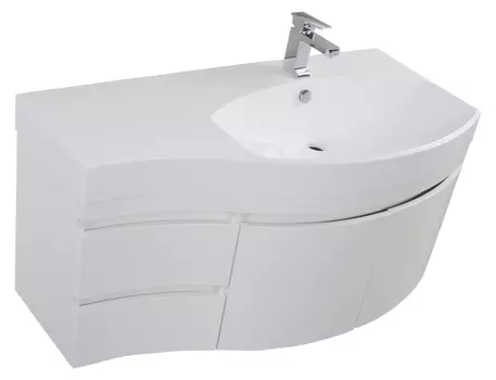 Тумба с раковиной Aquanet Опера 2-115 белая R