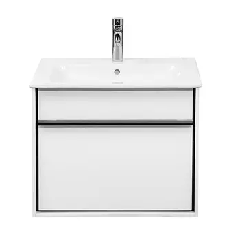 Тумба с раковиной Aquanika Mono 60 подвесная, белый