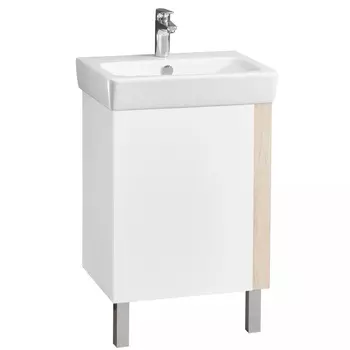 Тумба с раковиной AQUATON Кантри 55 белый/дуб верона