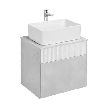 Тумба с раковиной Aquaton Марбл 60 подвесная