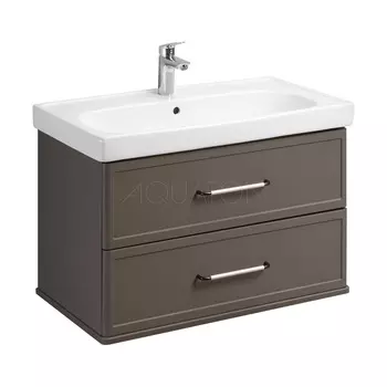 Тумба с раковиной Aquaton Нео-Классика 85 подвесная, 2 ящика, мускат