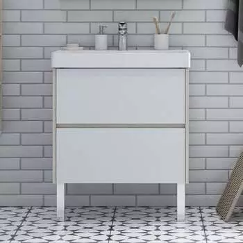 Тумба с раковиной Aquaton Сканди 70 дуб верона