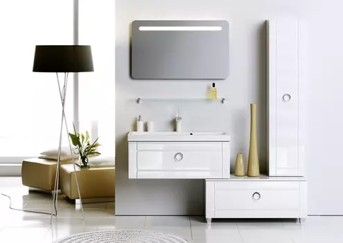 Тумба с раковиной Aqwella 5 stars Infinity 80 белая