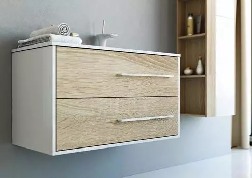 Тумба с раковиной Aqwella 5 stars Miami 90 правая